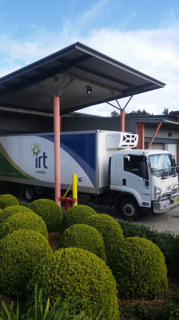 IRT Catering delivery truck
