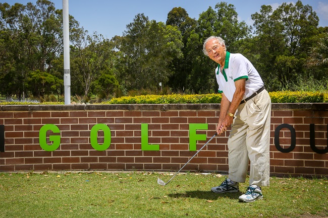 IRT Peakhurst resident Ralph Heness has had a charity golf day named in his honour.