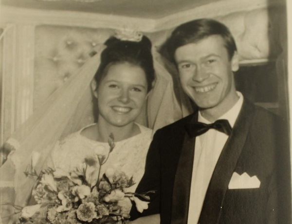Hartmut and Evelyn’s wedding in Berlin on 3 October 1969.