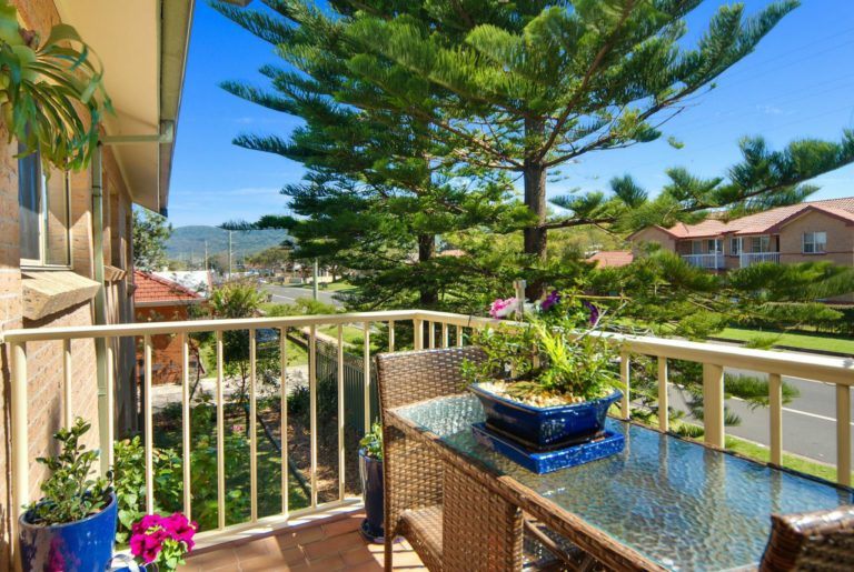 Unit balcony