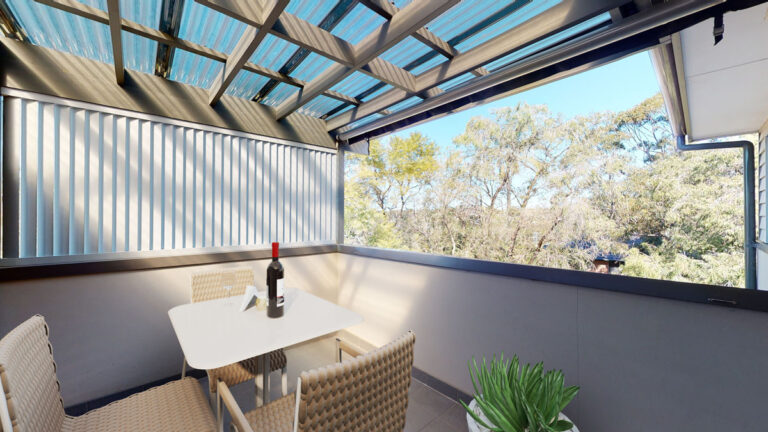 Unit balcony