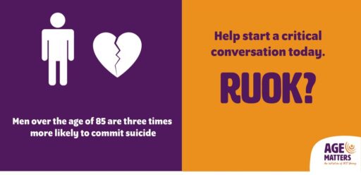 RUOK Men over the age of 85 suicide