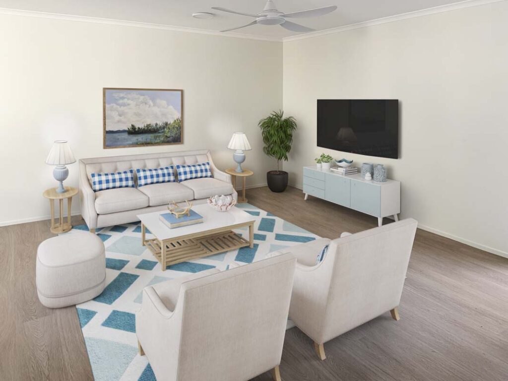 The Ridge Unit 92 living room