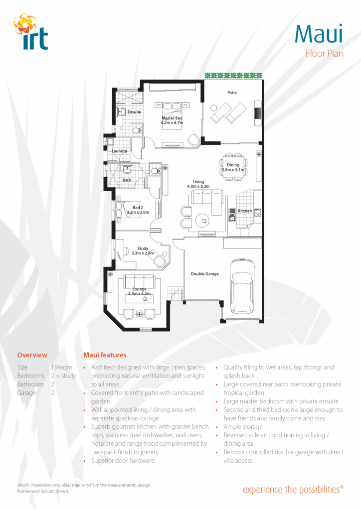 Maui floorplan