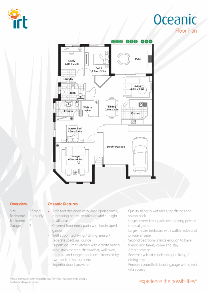 Oceanic floorplan