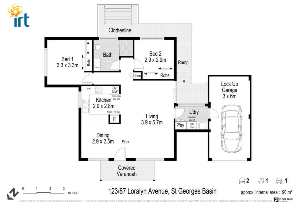 St Georges Basin 123 floorplan