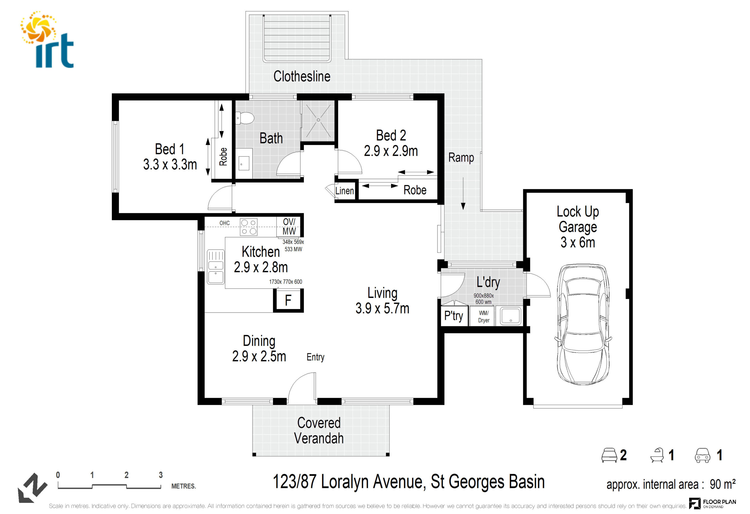 St Georges Basin 123 floorplan
