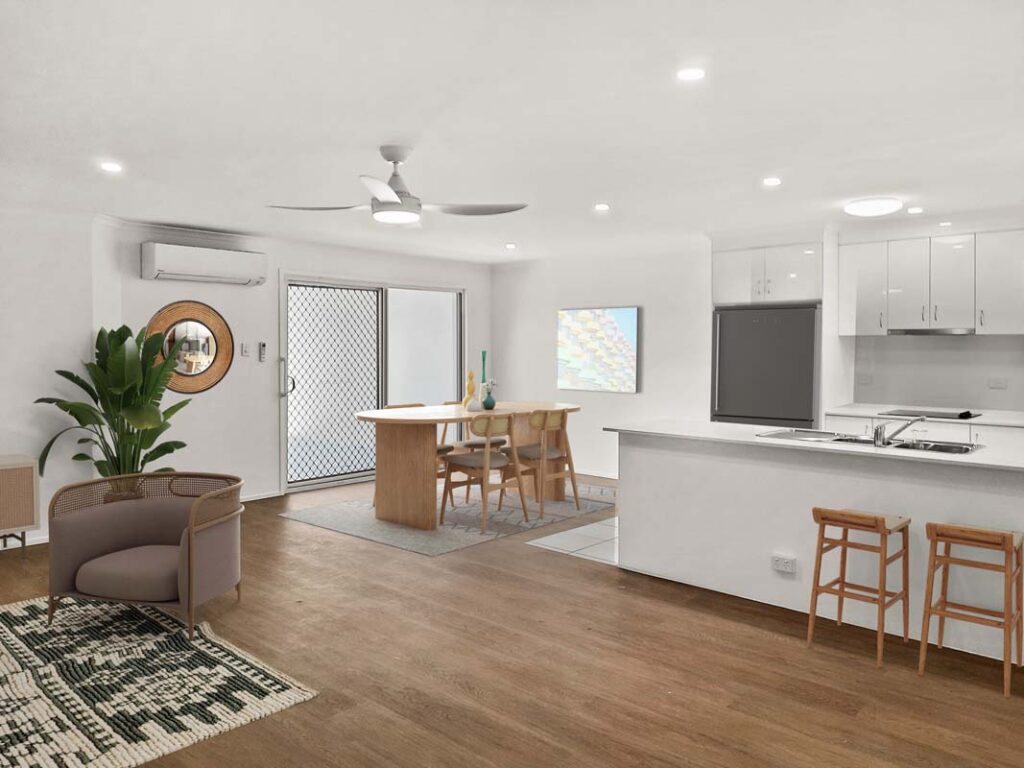The Ridge 110 kitchen living dining