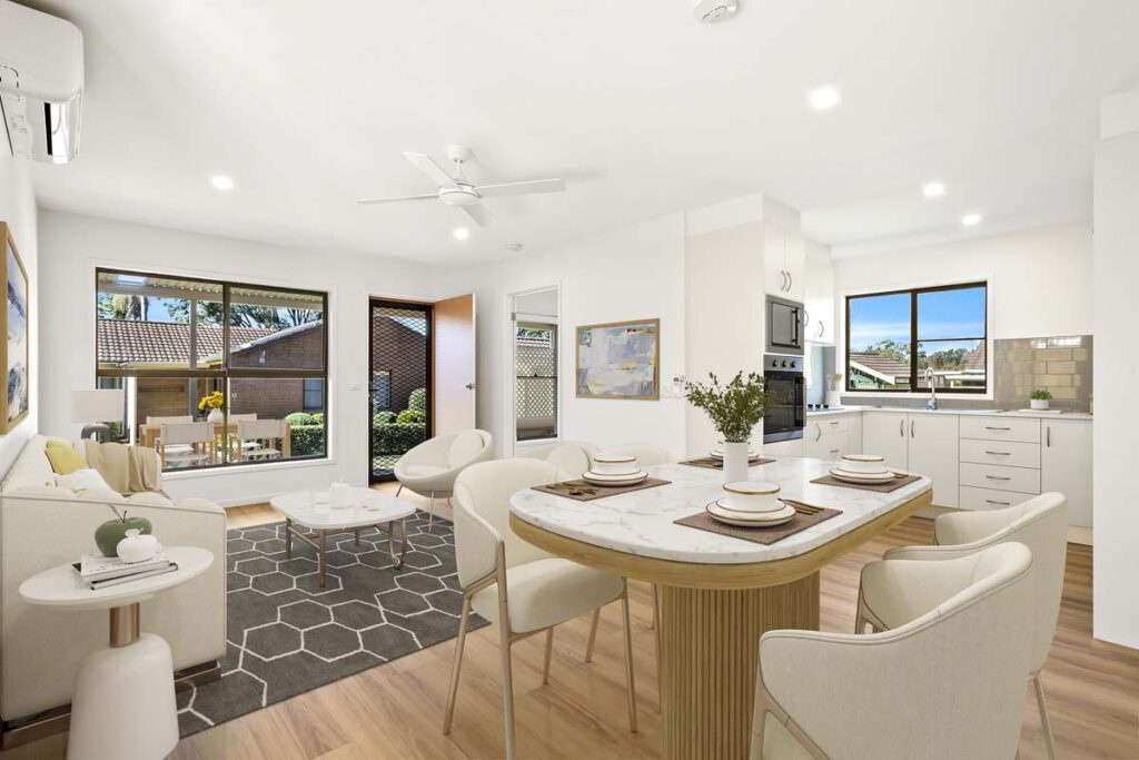 William Beach Gardens Unit 01 living dining
