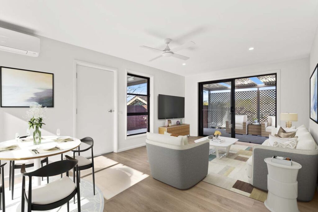 William Beach Gardens Unit 20 living dining