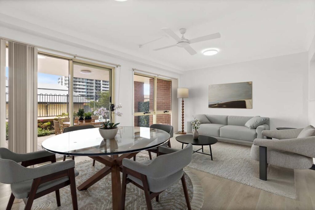 Howard Court 3 living dining