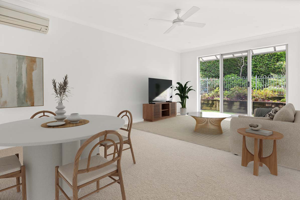 TH Stafford Court Unit 2 living dining