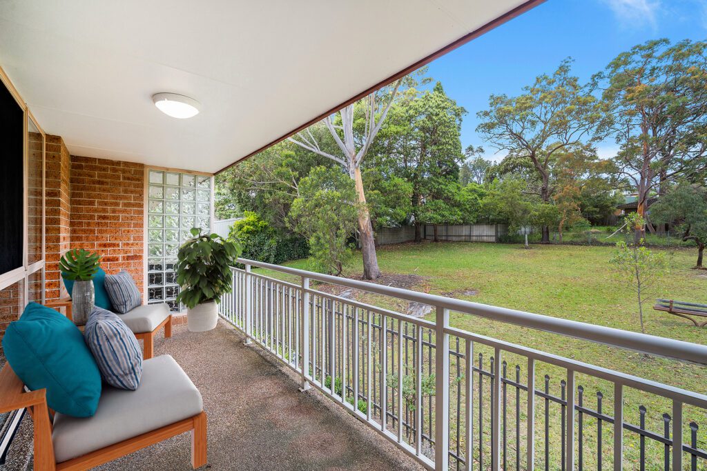 Thomas Holt Kirrawee Wenworth Court Unit 10 balcony