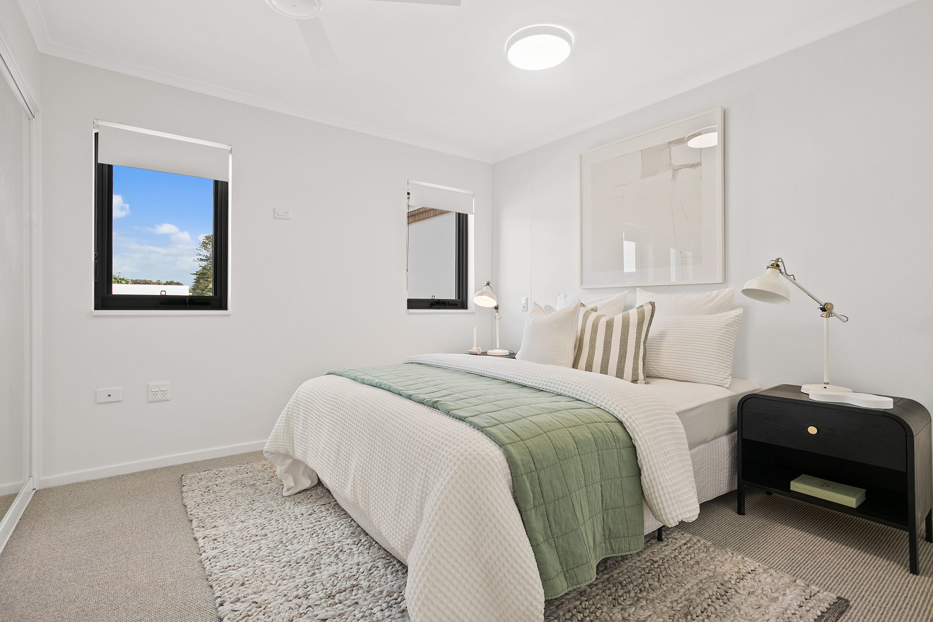 Unit 27 Harbourside – Staged Bedroom