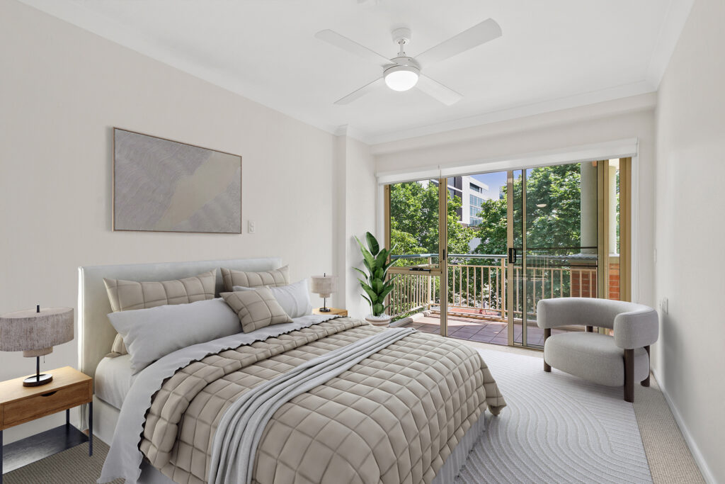 Unit 29 Howard Court bedroom