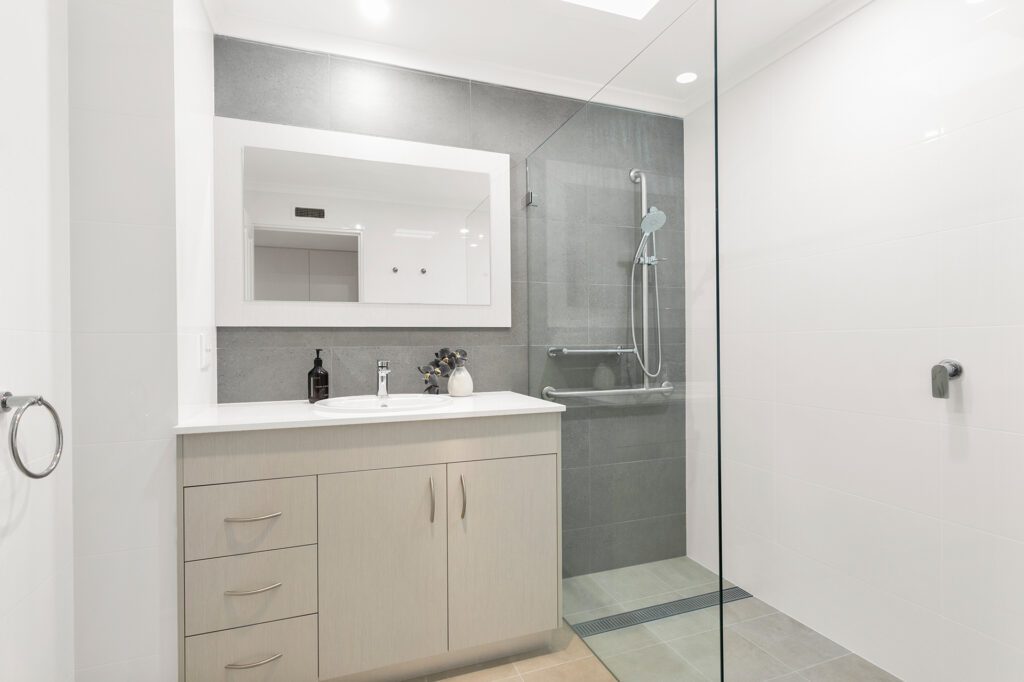 Harbourside Unit 30 bathroom staged