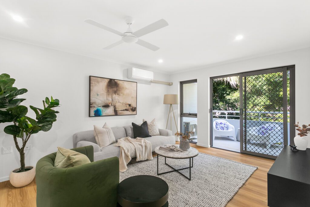 Harbourside Unit 30 living staged