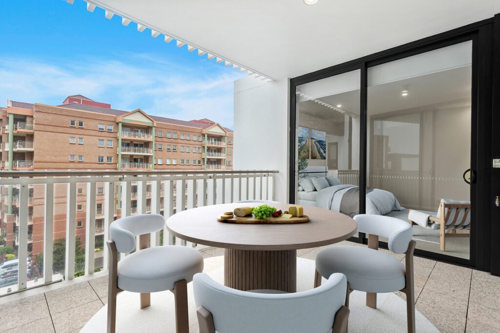 Parkside 406 balcony