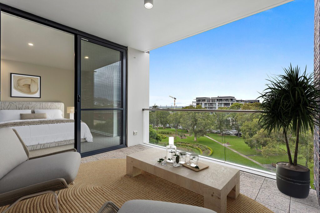 Parkside Unit 413 balcony