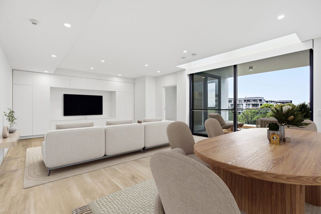 Parkside Unit 413 living dining