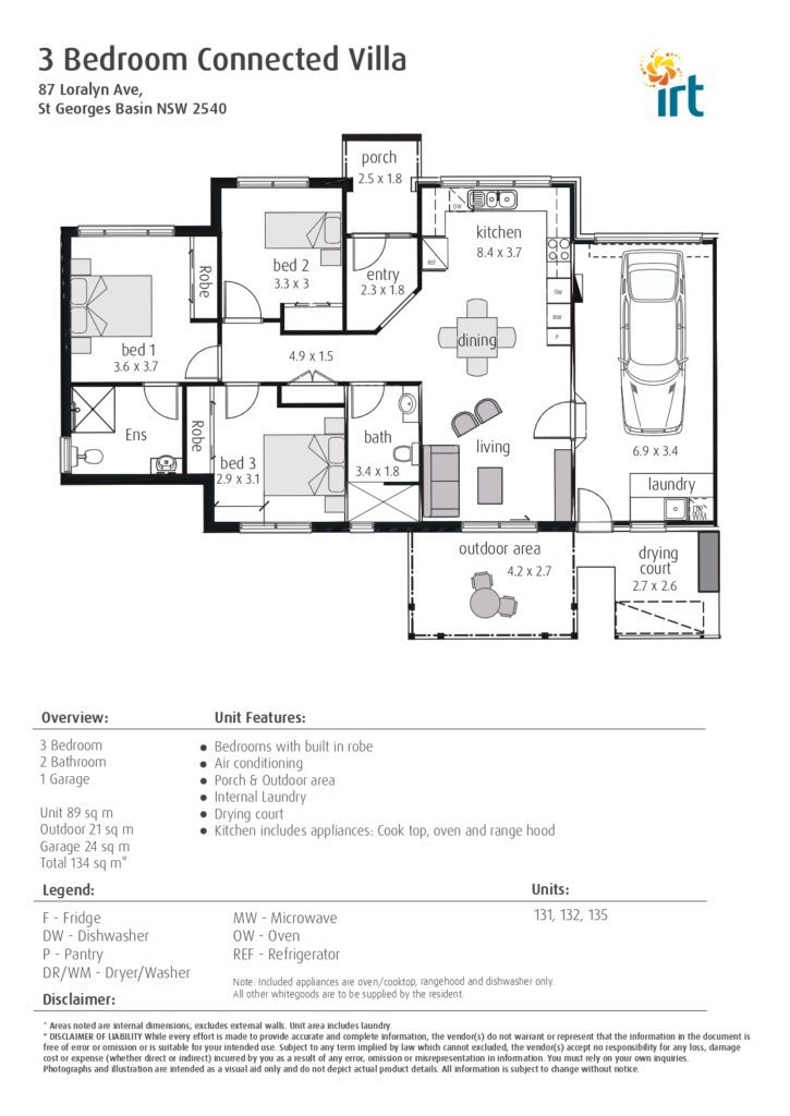 SGB 3 Bed Connected Floor Plan (R)
