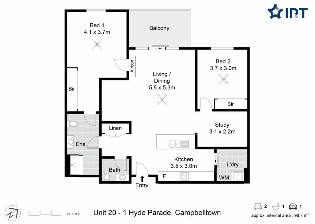 Macarthur Unit 20 floorplan