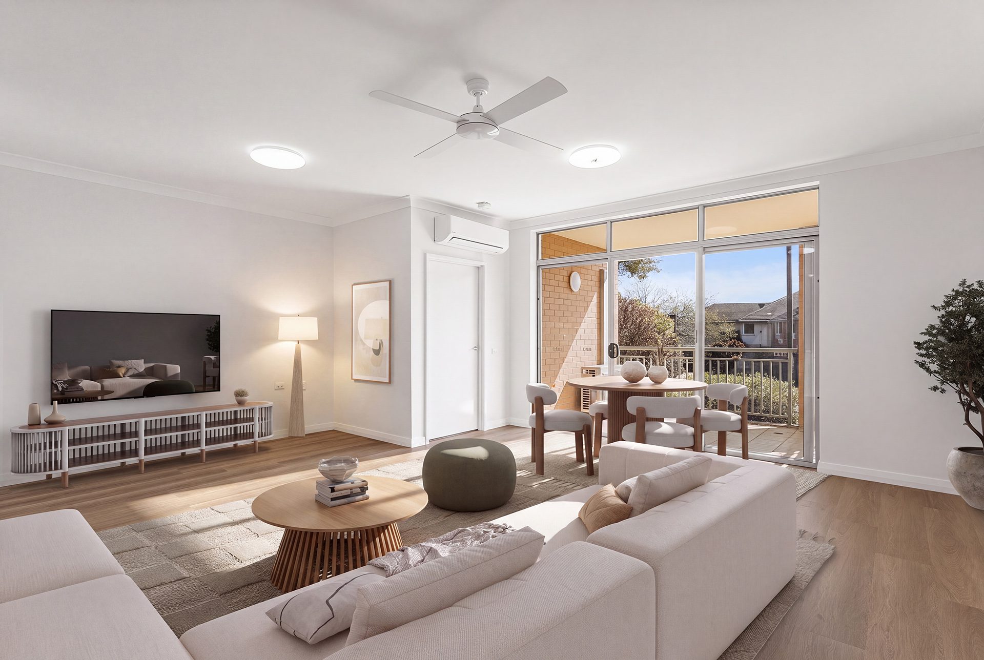 Unit 144 Macarthur living dining