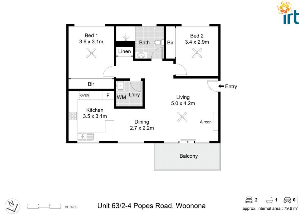 Camellia Lodge Unit 63 floorplan