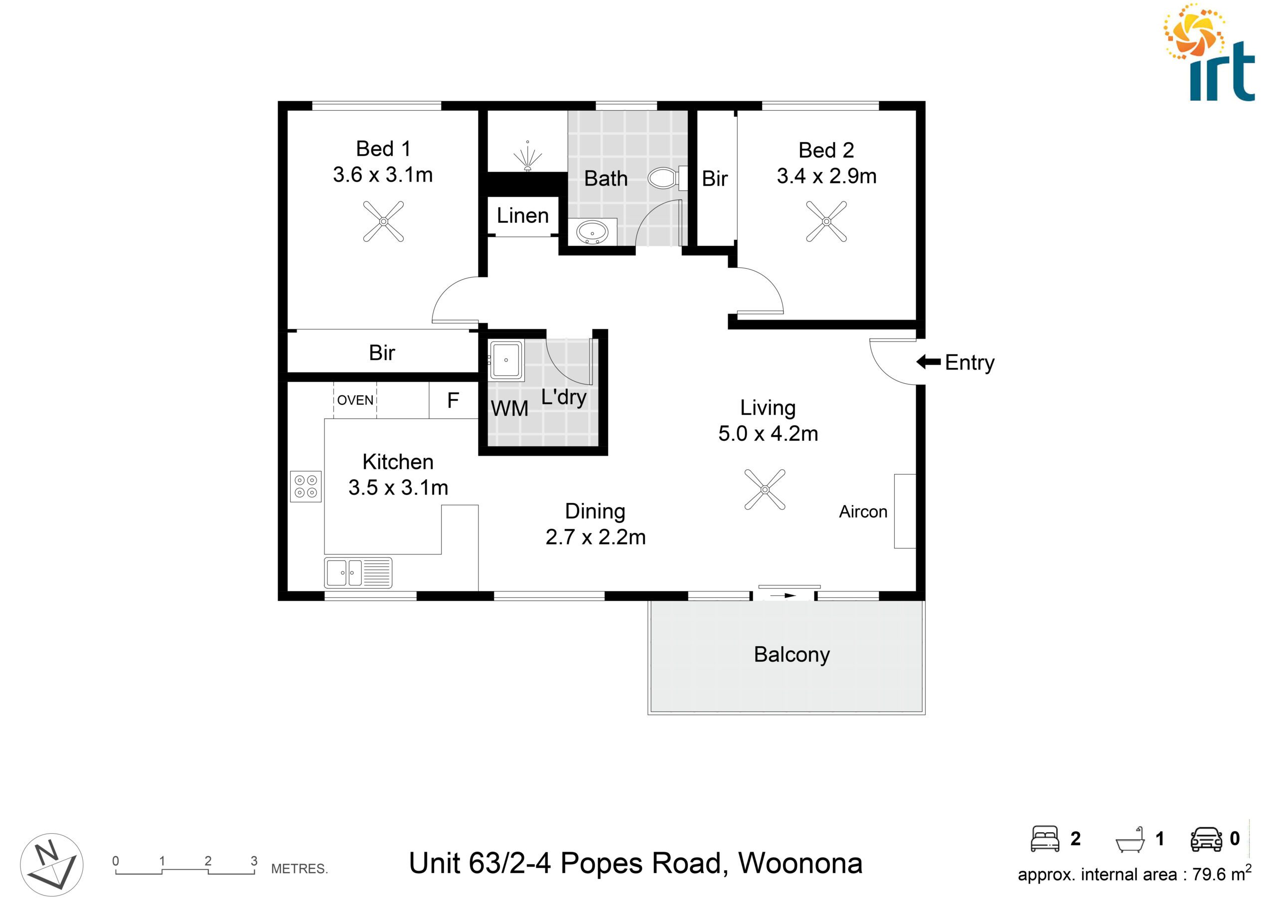 Camellia Lodge Unit 63 floorplan